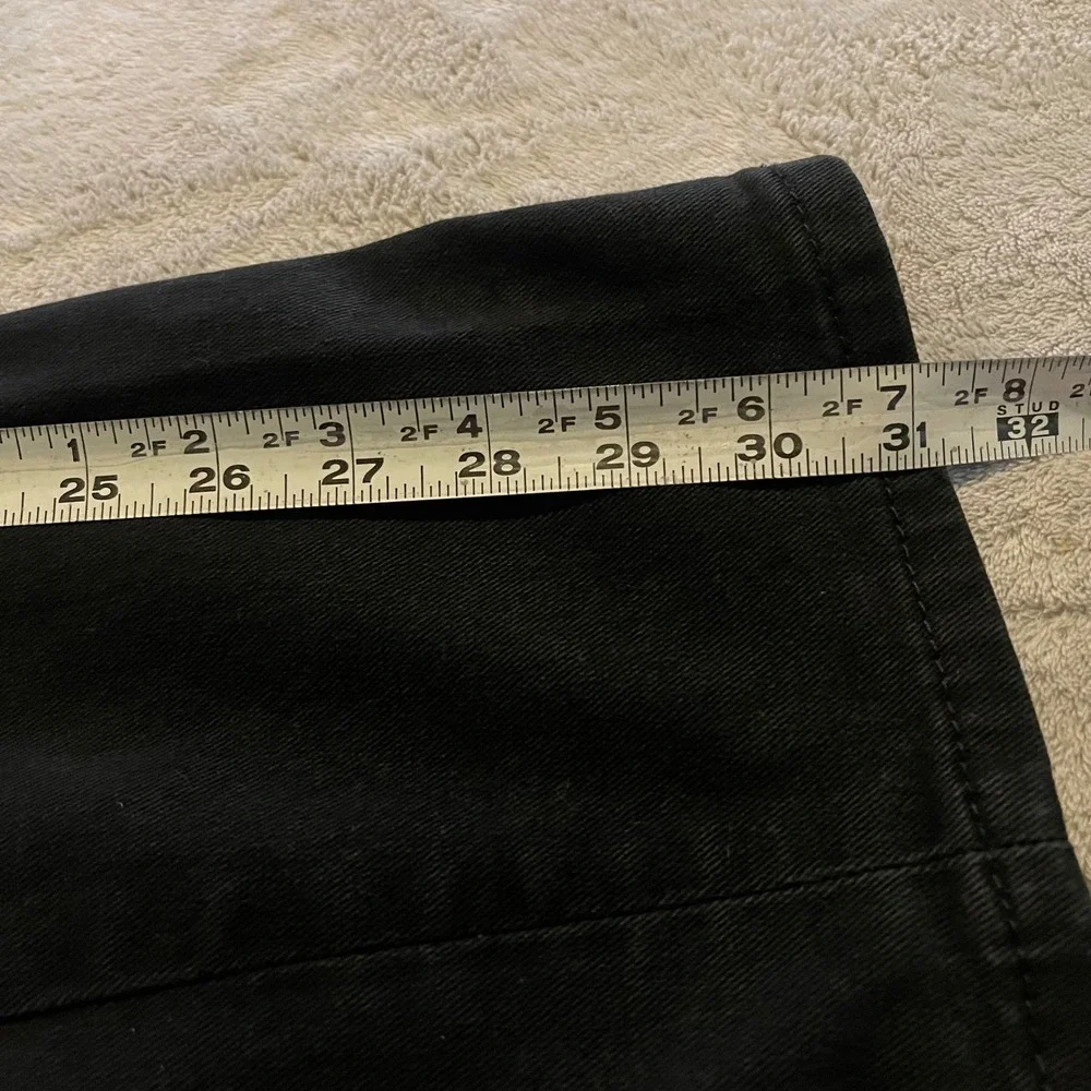 Levis 513 Jeans Mens 31x32 Black Slim Straight Denim Pants Stretch Streetwear